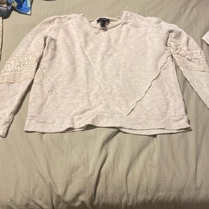 Forever 21 cream sweater